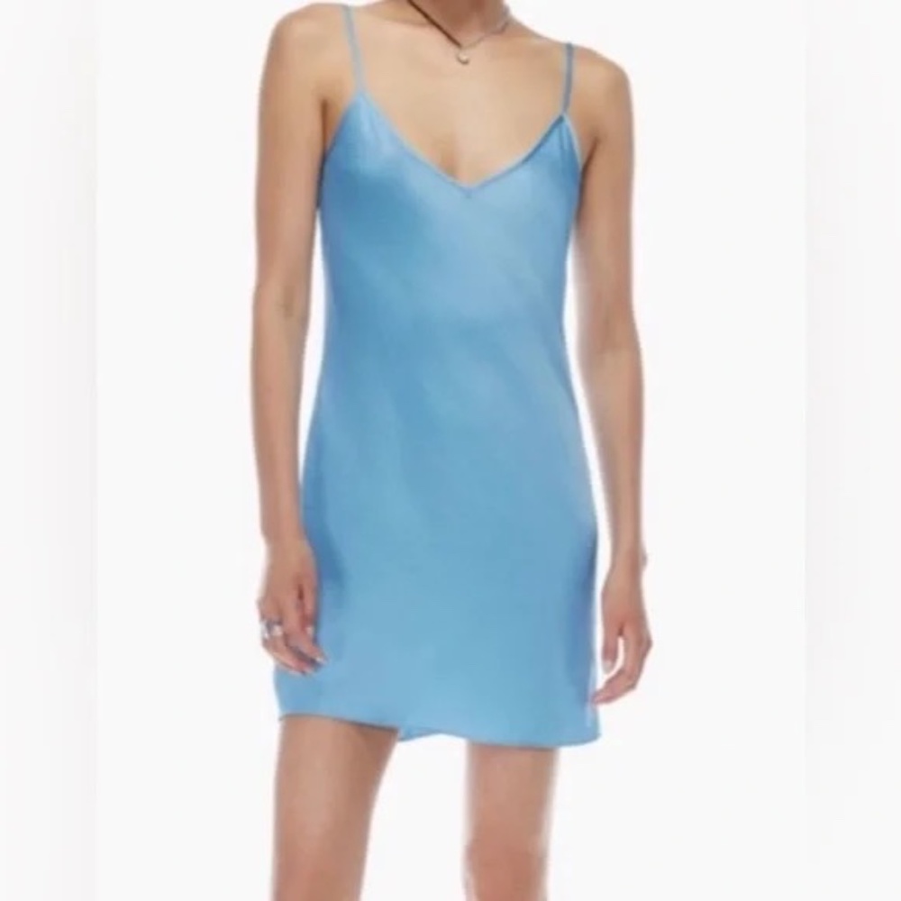 Wilfred Only Slip Mini Dress: Buoy (Sky Blue)